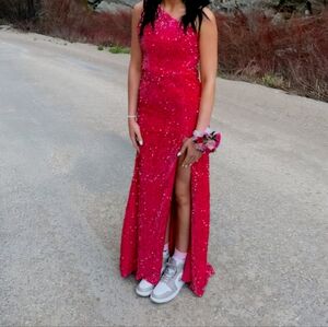 Pink Sequin Dress •Size 6•